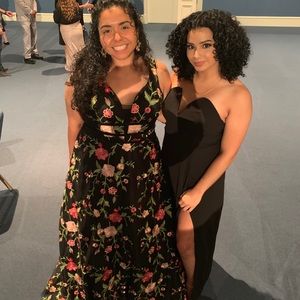 Stunning SHEIN strapless Dress with split